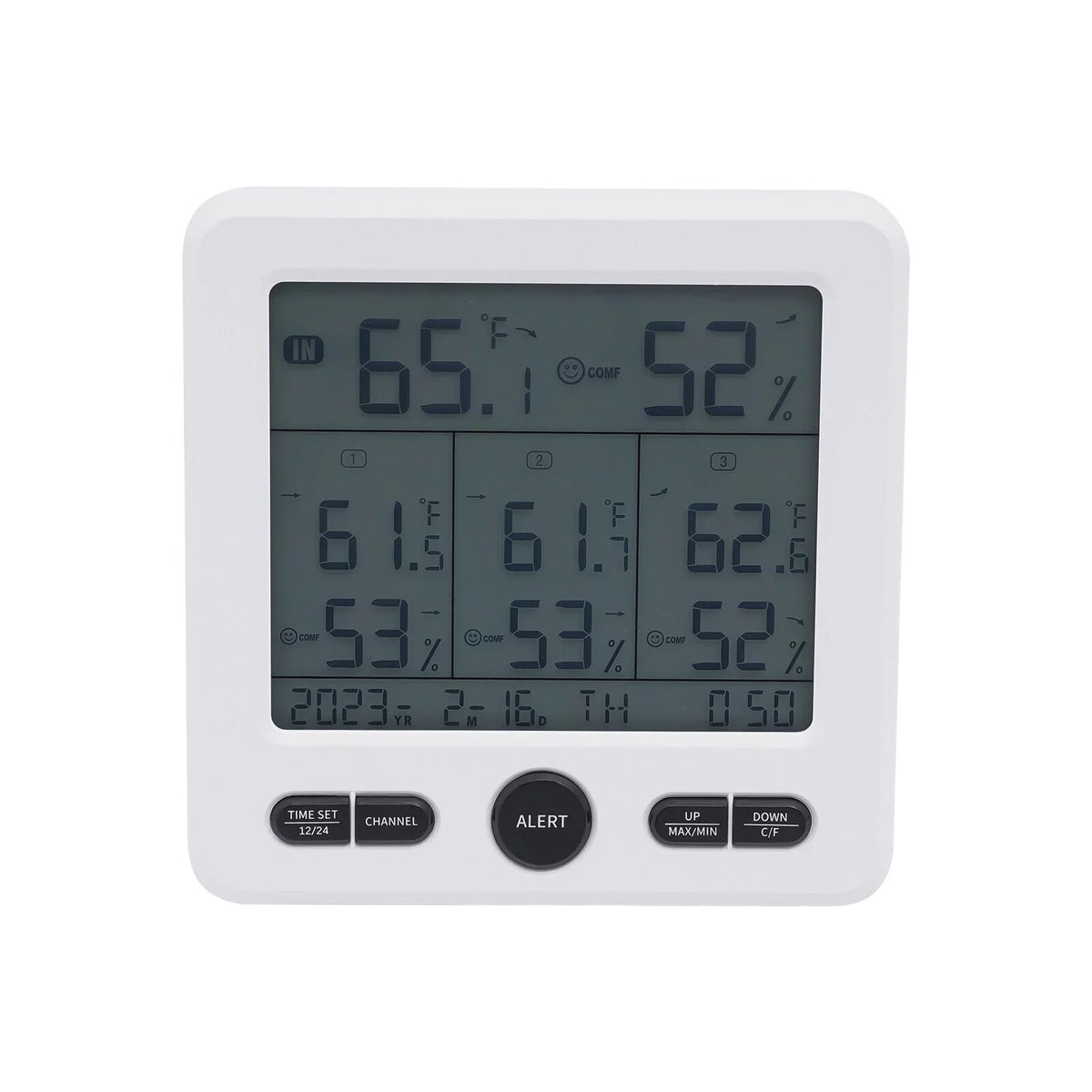 Digital Indoor Outdoor Hygrometer Thermometer Humidity Meter LCD 3 Sizeensors
