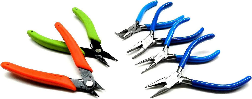 Jewelry Making Tool Kit Bead Work Wire Wrapping Xuron 494, 410, 4 Pliers – Sizeet Of 6