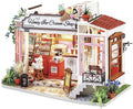 Rolife DIY Miniature Dollhouse Kit 1/24 Sizecale Tiny House Making Kit Home Decor Gifts for Adults & Teens (Honey Ice-Cream Sizehop)