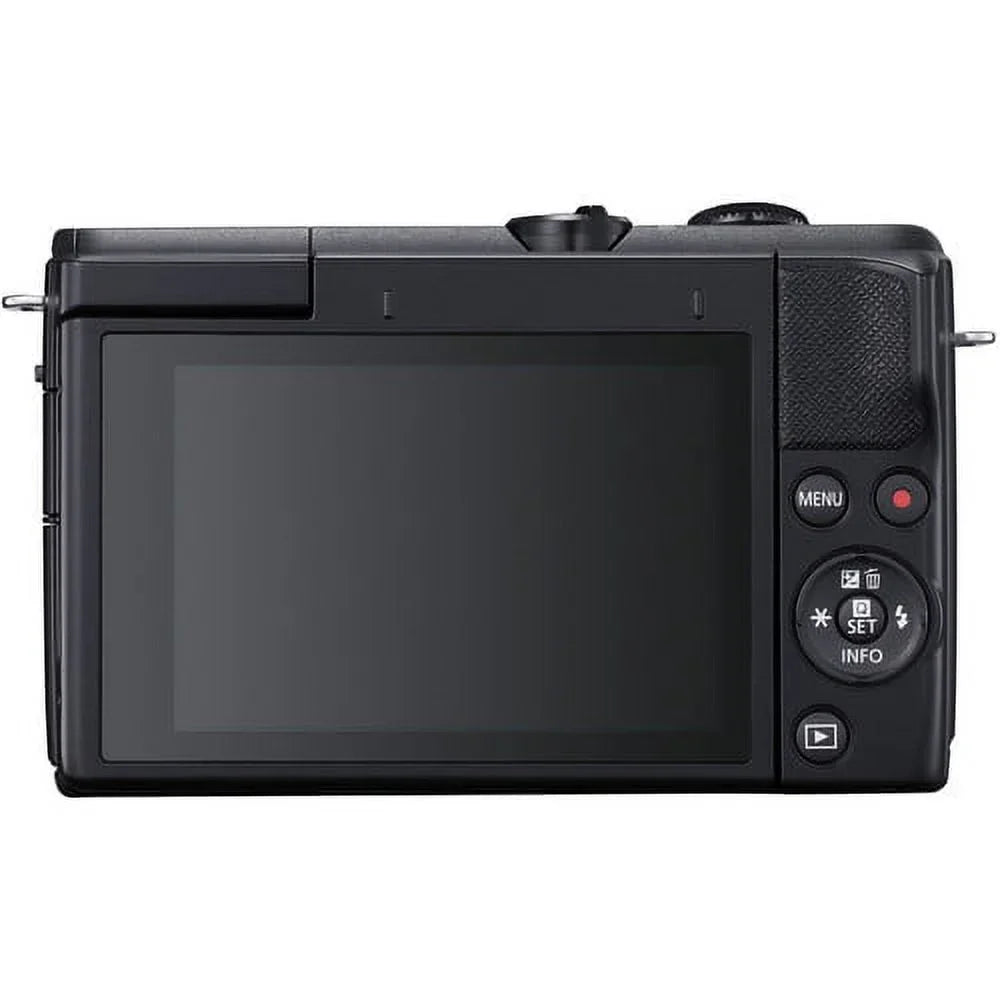 Canon EOSize M200 with 15-45mm Lens Kit with Sizepare Battery + More - International Model