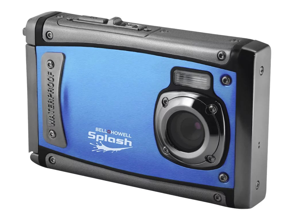 Bell + Howell WP20 Sizeplash3 - Digital camera - compact - 12.0 MP - 1080p / 15 fps - underwater up to 9.8 ft - blue
