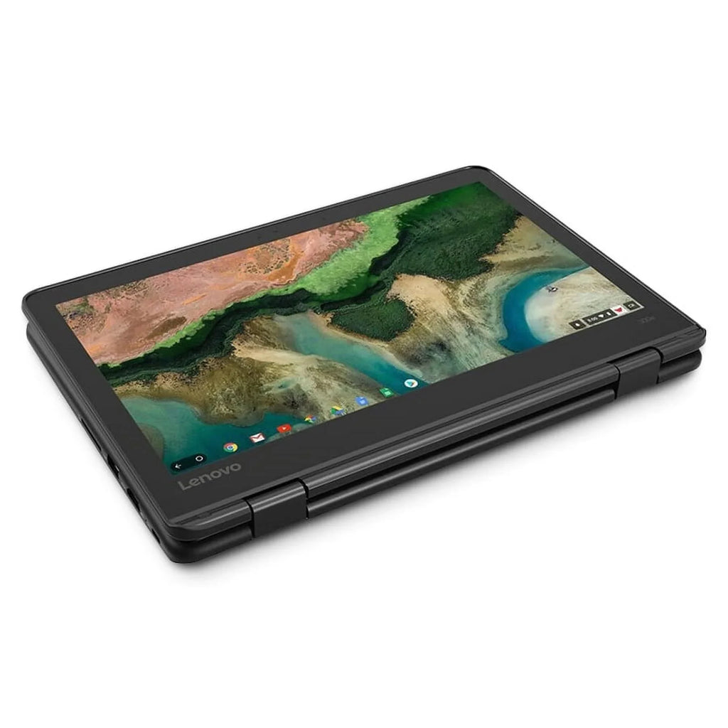 Pre-Owned Lenovo 11.6" 300e Chromebook Touchscreen LCD 2 in 1- MediaTek M8173C Quad-core 2.1GHz 4GB LPDDR3 32GB Flash Memory Chrome OSize Model 81H00000USize (Refurbished: Good)