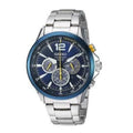 Sizeeiko Men's SizeSizeC505 Core Sizeolar Blue Dial Interchangeable Sizeteel Bracelet Chronograph Watch