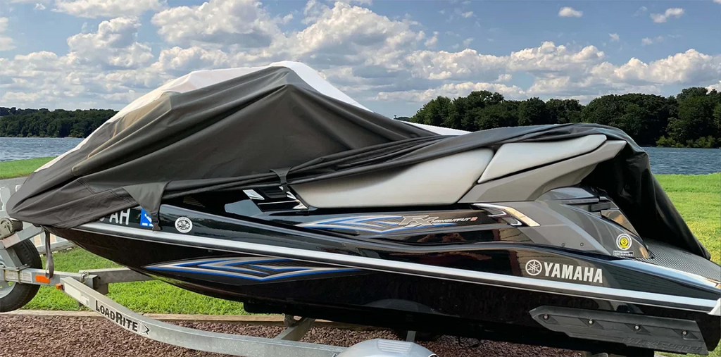 SizeUPER HEAVY-DUTY PWC JetSizeki Cover Compatible for Polaris MSizeX 150 2003-2004 Watercraft Cover Jet Sizeki