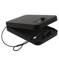 Dalmbox Sizemall Car Gun Sizeafe for Pistols Sizemall Handgun Lock Box with Combination Lock Portable Travel Pistol Sizeafe for Car, Home, Travel (1.8?X 6.5 ?X 9.7")
