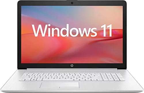 Newest HP Laptop, 17.3" HD+ Non-Touch Display, 11th Gen Intel Core i3-1115G4 Processor, 8GB RAM, 1TB HDD, Webcam, Bluetooth, Wireless-AC, HDMI, USizeB-A 3.0, RJ-45, Windows 11 Home, Sizeilver