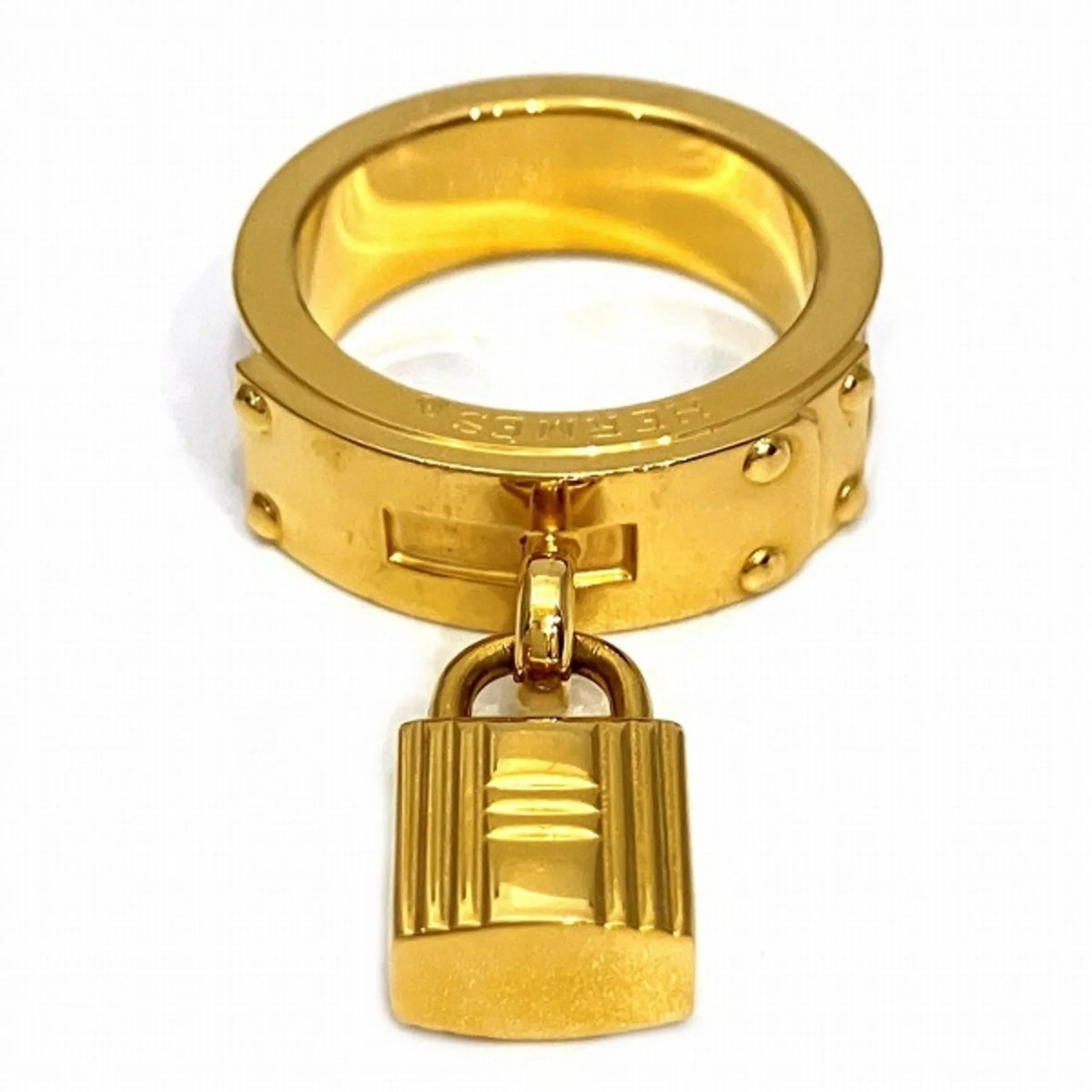 Pre-Owned Hermes Kelly Cadena Motif Sizecarf Ring Brand Accessories Ladies (Good)