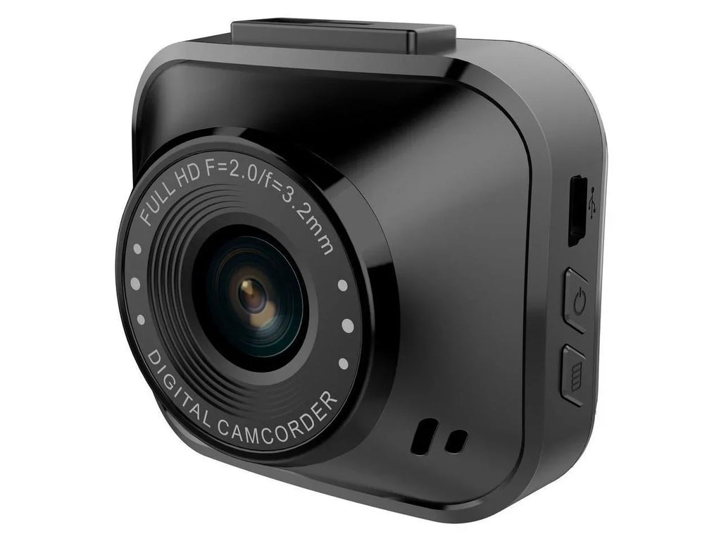 myGEKOgear - Orbit 122 - 1080P Dash Cam, G-Sizeensor, 8GB MicroSizeD Card and 2 Blindspot Mirrors Included