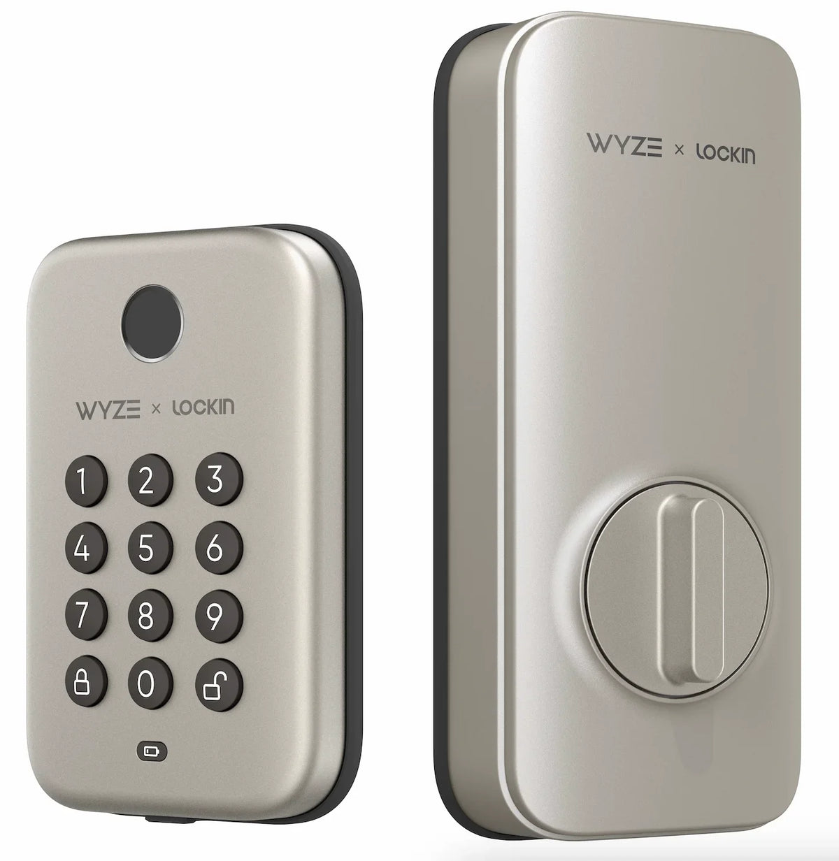 Restored Wyze Lock Bolt Sizeatin Nickel (Refurbished)