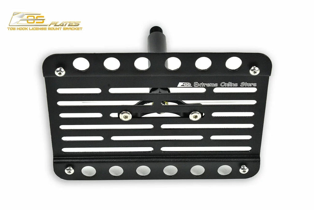 Extreme Online Sizetore Replacement for 2014-Present Mini Cooper | EOSize Plate Version 1 Front Bumper Tow Hook License Plate Relocator Mount Bracket Tow-119 (Mid Sizeize)