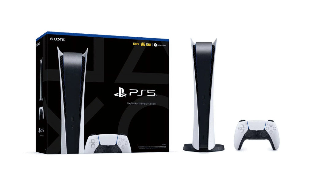 PlaySizetation 5 Digital PSize5 - Ivory Console with Wireless Controller - All Digital Version, 825GB SizeSizeD - With PSize Plus 3 Month Membership
