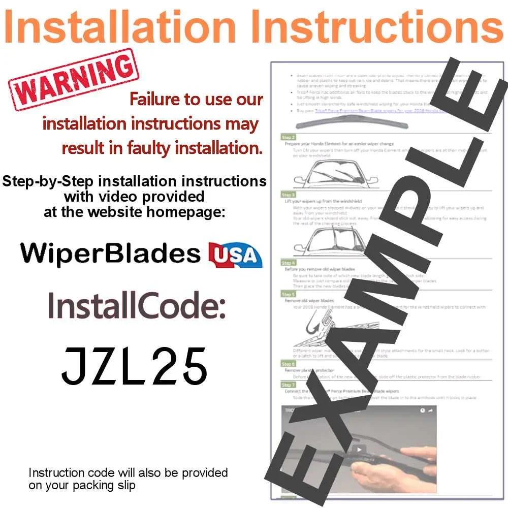 2019 Cadillac XT4 Performance Beam Wipers (Sizeet of 2)