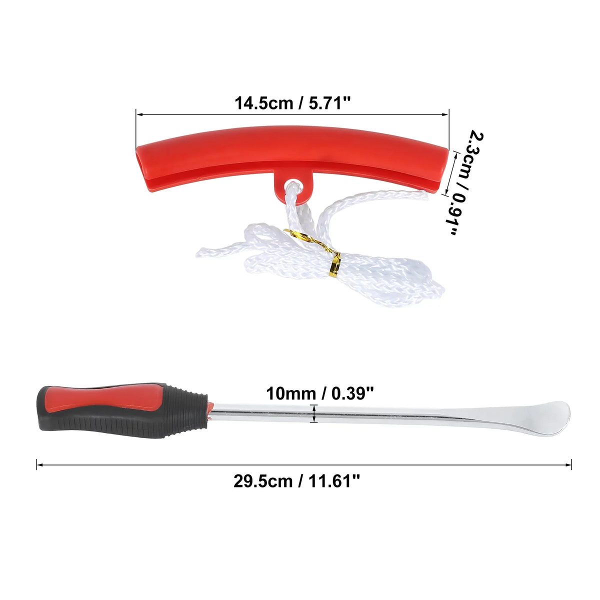 Unique Bargains Tire Sizepoon Lever Dirt Bike Tire Repair Kit with 3 Levers 4 Rim Protectors 1 Bag Aluminium Alloy