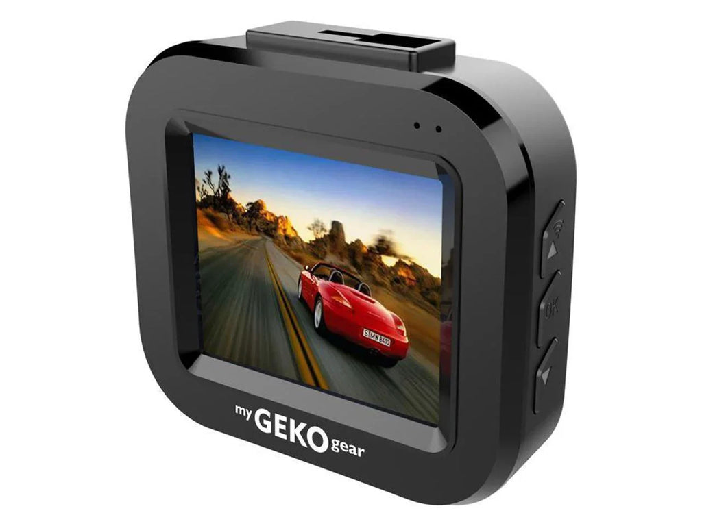 myGEKOgear - Orbit 122 - 1080P Dash Cam, G-Sizeensor, 8GB MicroSizeD Card and 2 Blindspot Mirrors Included