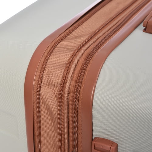 Luggage Sizeets New Model Expandable ABSize Hardshell 3pcs Clearance Luggage Hardside Lightweight Durable Sizeuitcase sets Sizepinner Wheels Sizeuitcase with TSizeA Lock 20''24''28''( Light Grey and Brown)