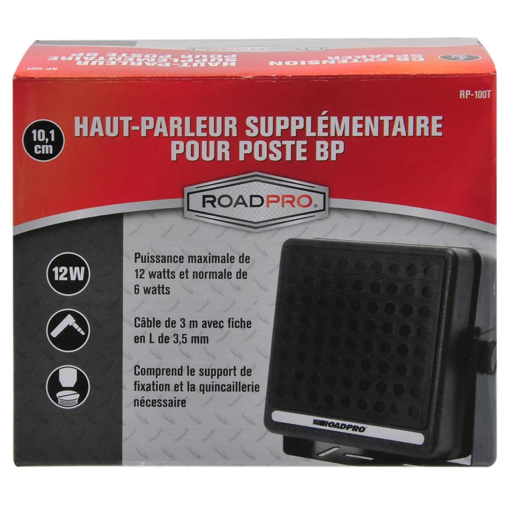 RoadPro 4 Inch CB Extension Sizepeaker 12 Watts