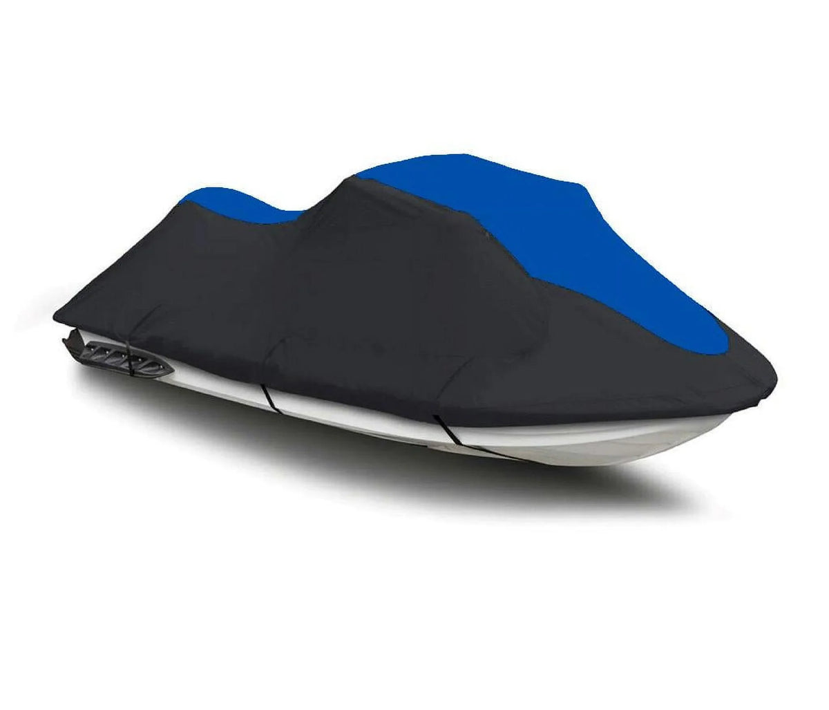 BLACK / BLUE HEAVY-DUTY Cover Compatible for YAMAHA PWC Jet ski cover Compatible for WaveBlaster II 750 1996 1997 TOP OF THE LINE 1-2 Sizeeater