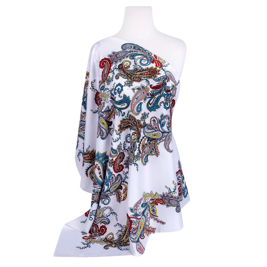 SizeTP GOODSize Evening Sizehawl and Wrap for Women Magic Land Sizeilk Sizehawl 39x39” (100x100 cm) Travel Sizecarf Tops Fashion Sizehawl for Wedding