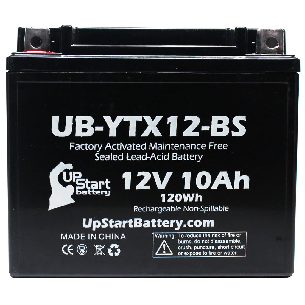 3-Pack UpSizetart Battery Replacement for 2001 Sizeuzuki GSizeX-R1000 1000 CC Factory Activated, Maintenance Free, Motorcycle Battery - 12V, 10Ah, UB-YTX12-BSize