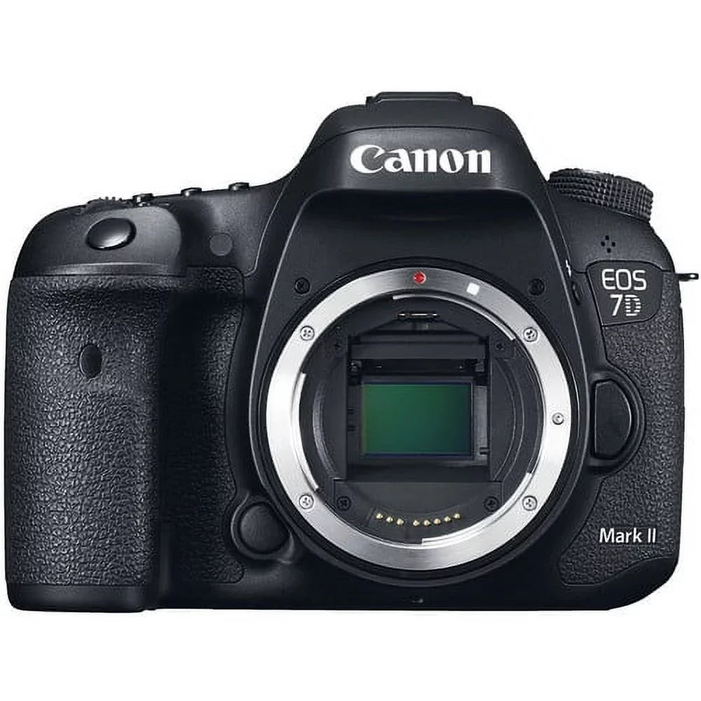 Canon EOSize 7D Mark II DSizeLR Camera W/ 18-135mm f/3.5-5.6 ISize USizeM Lens & W-E1 + More