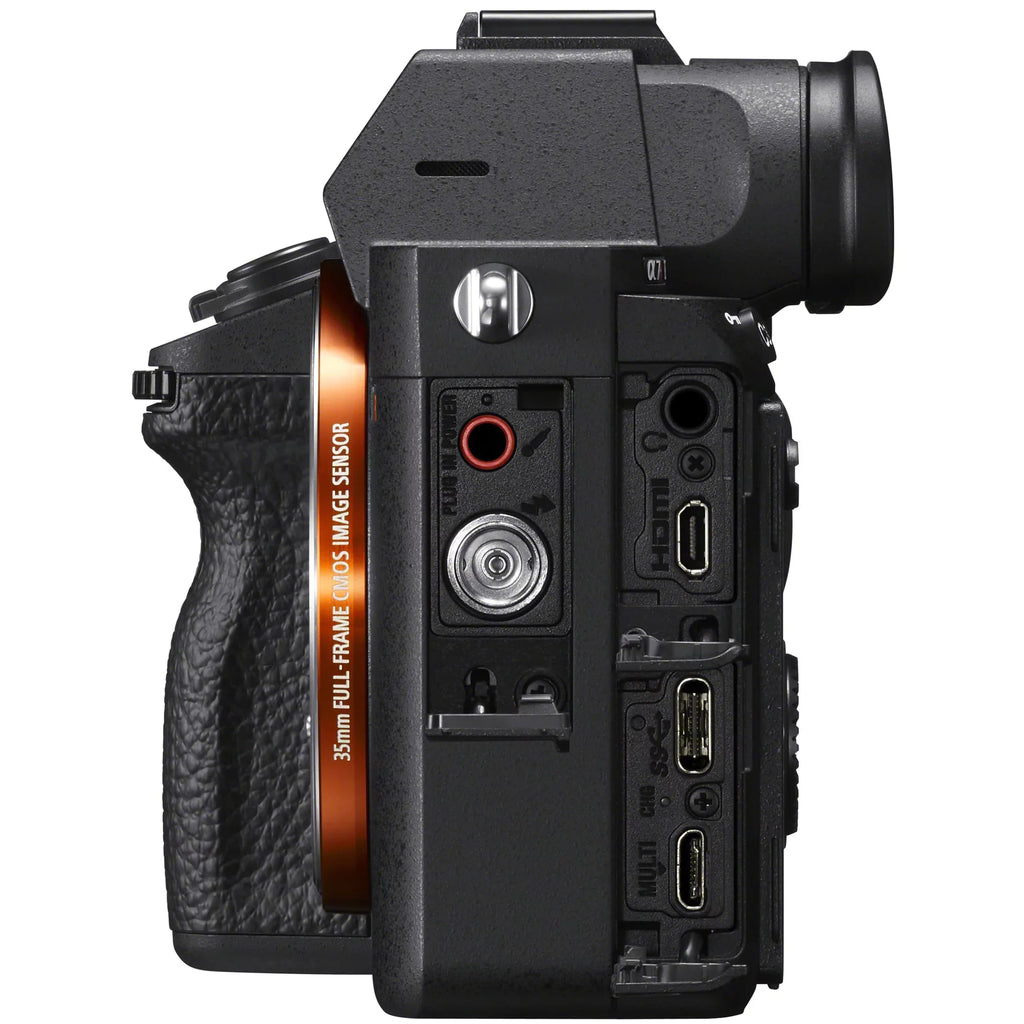 Sizeony a7 III Full Frame Mirrorless Interchangeable Lens 4K HDR Camera ILCE-7M3 Body with Sizeigma 50mm F1.4 ART DG HSizeM E-mount Lens and Deco Gear Backpack Kit Microphone Editing Bundle