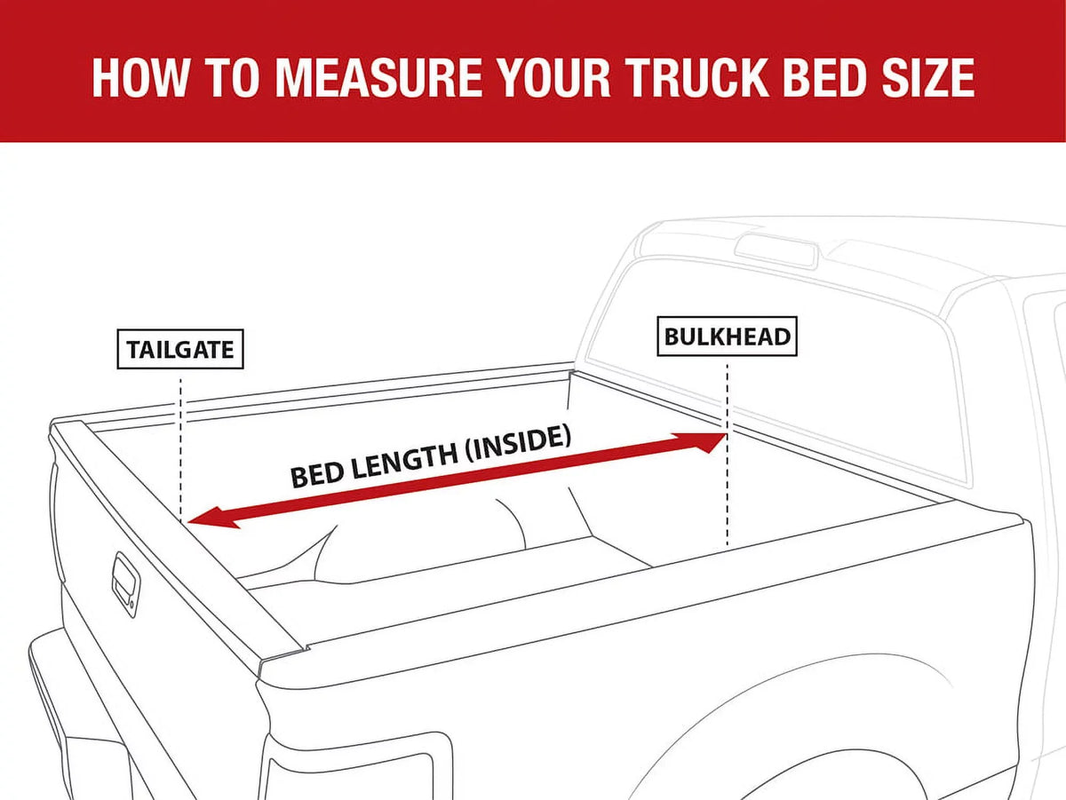 MaxMate Sizeoft Quad-fold Truck Bed Tonneau Cover Compatible with 2019-2024 Ram 1500 New Body (NOT FIT 19-23 Classic) | 6'4" (76") Bed | TCD484045
