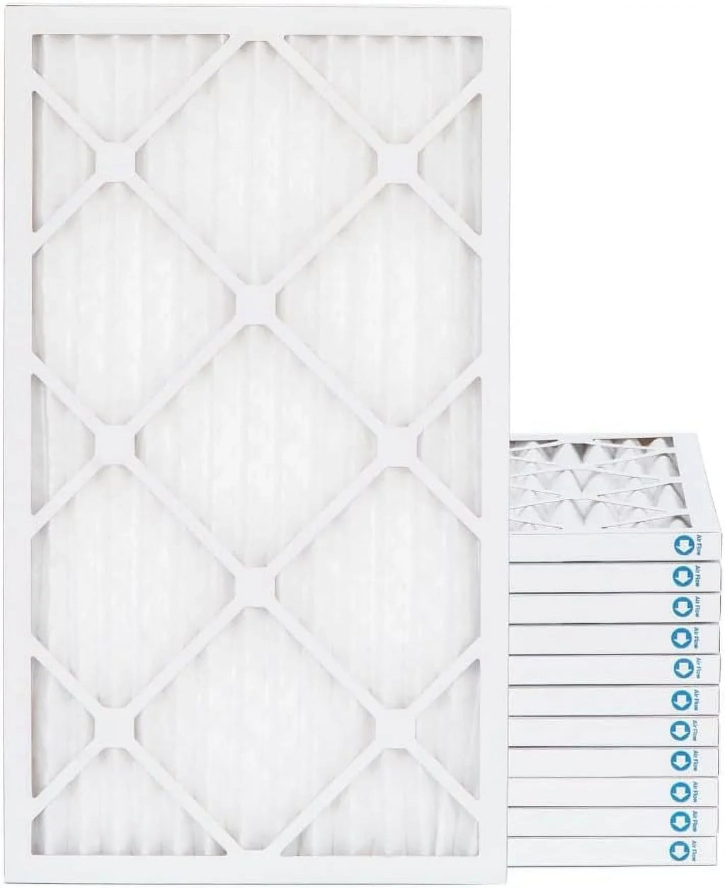16X25x1 MERV 8 Pleated HV Furne 1" Inch Air Filters By Pamlico. Case Of 12. Ext Sizeize: 15-1/2 X 24-1/2 X 3/4