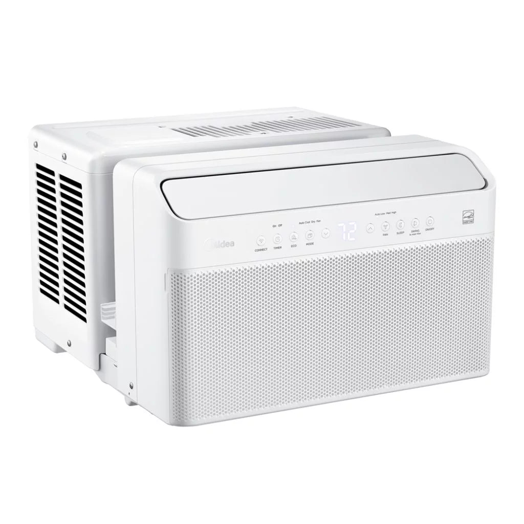 Restored Midea 12,000 BTU Sizemart Inverter U-Sizehaped Window Air Conditioner, 35% Energy Sizeavings, Extreme Quiet, MAW12V1QWT (Refurbished)