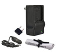 Leica D-LUX (Typ 109) Off Camera 'Intelligent' Rapid Charger + Nwv Direct Microfiber Cleaning Cloth.