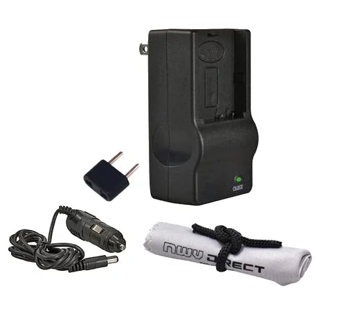 Leica D-LUX (Typ 109) Off Camera 'Intelligent' Rapid Charger + Nwv Direct Microfiber Cleaning Cloth.