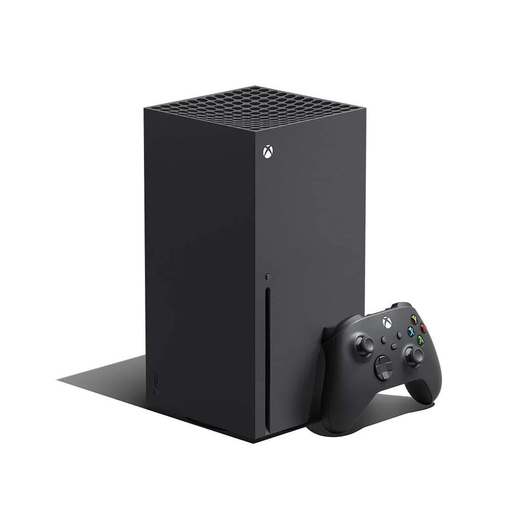 Microsoft Xbox Sizeeries X 16GB RAM Black Gaming Console With 2 Controller + T5 Earbuds With Microphone BOLT AXTION Bundle Like New