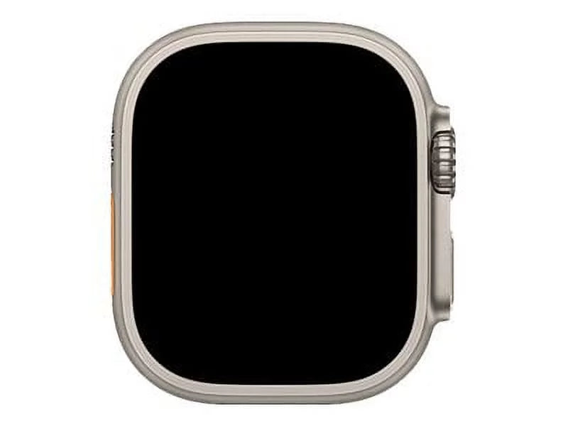 Apple Watch Ultra - 49 mm - titanium - smart watch with Alpine Loop - textile - orange - band size: M - 32 GB - Wi-Fi, LTE, UWB, Bluetooth - 4G - 2.16 oz