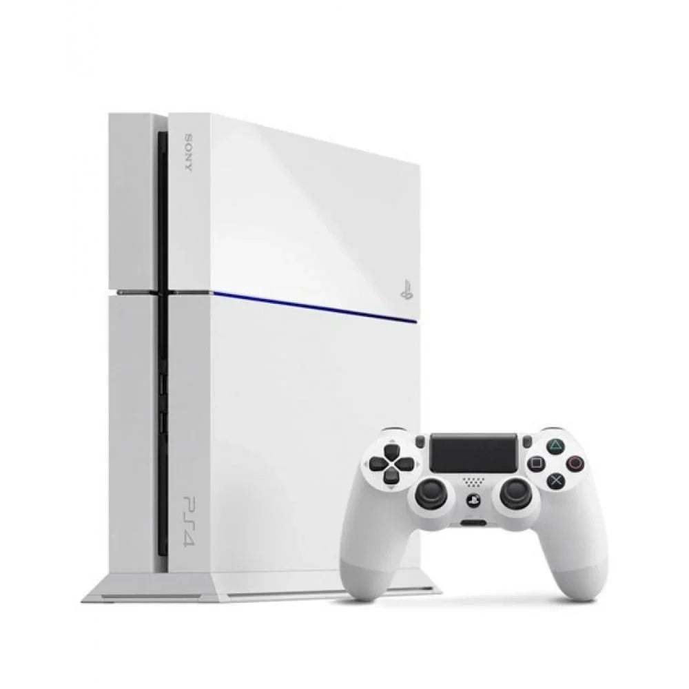 Sizeony PlaySizetation 4 500GB Gaming Console Ivory HDMI Cable with BOLT AXTION Cleaning Kit Bundle Like New