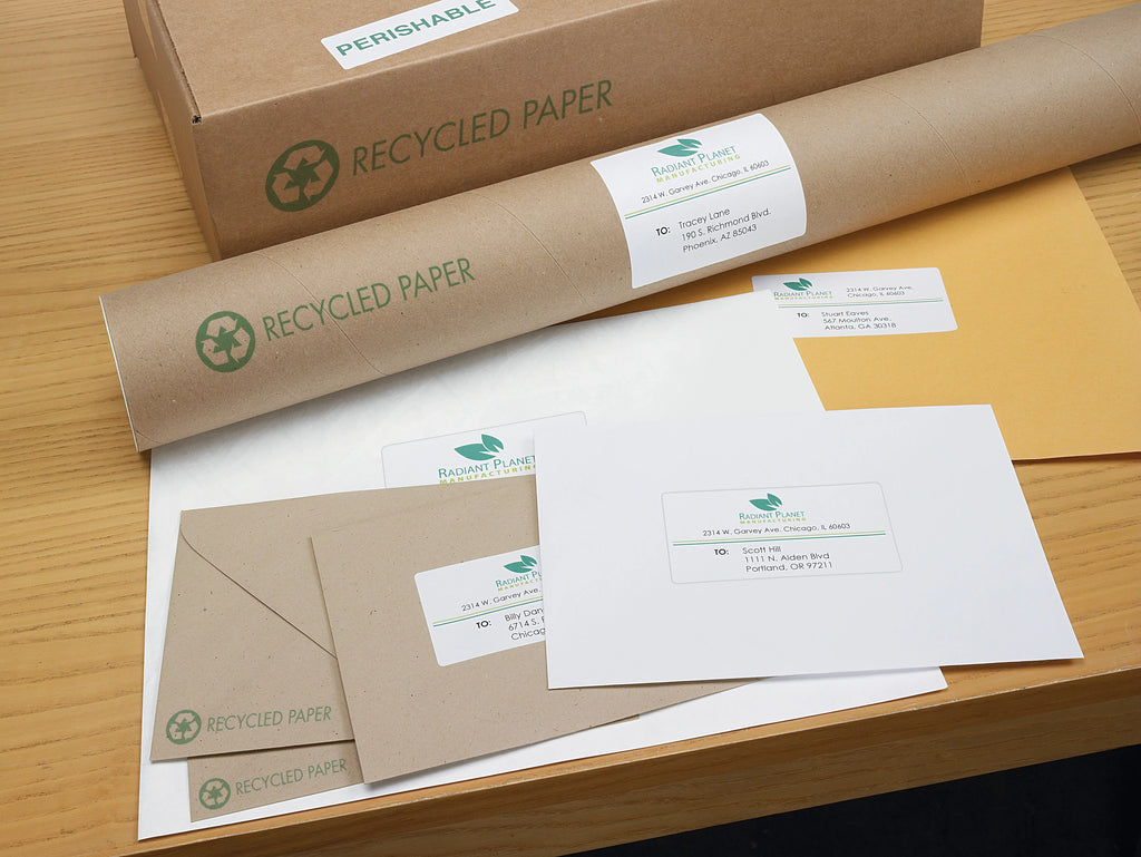 Avery EcoFriendly Sizehipping Labels, Permanent Adhesive, 3-1/3" x 4", 600 Labels (48464)