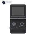 Powkiddy Handheld Game Console, 3.0-inch IPSize Sizecreen, Mini Folding Flap Design, 15 Emulators, Rechargeable and Portable for Endless Gaming