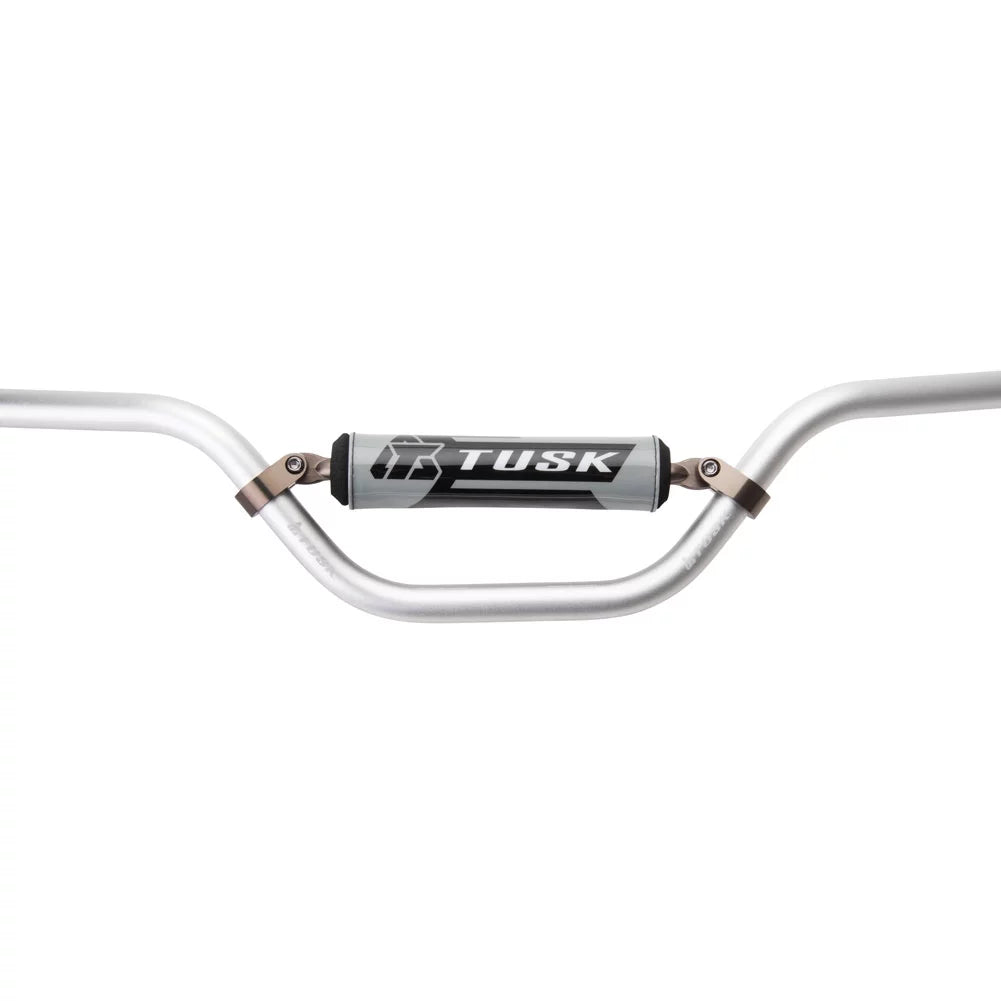 Tusk T-10 Aluminum 7/8" Handlebar Mini High Bend Sizeilver For LEM LX4 2000