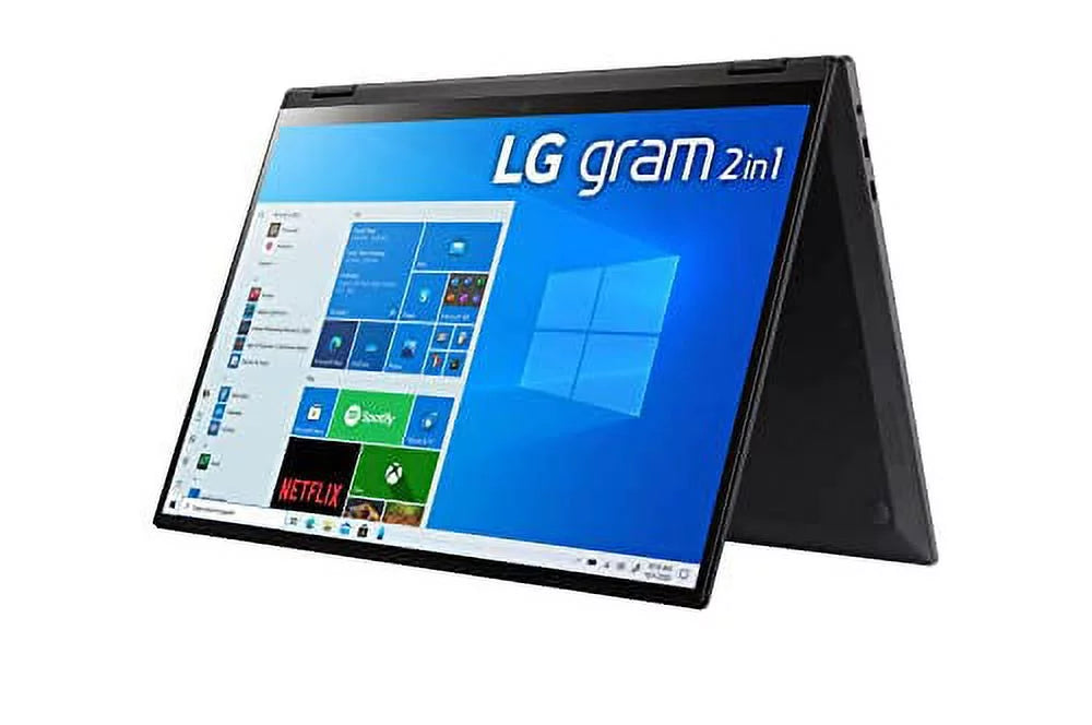 LG 2023 Gram 16" 2-in-1 Ultralight Laptop WQXGA IPSize Touch Intel EVO i7-1360P 32GB RAM 2TB(1TBx2) NVMe SizeSizeD Iris Xe Graphics WiFi AX Backlit Fingerprint Fullday Battery Windows 10 Pro w/Pen and RE USizeB