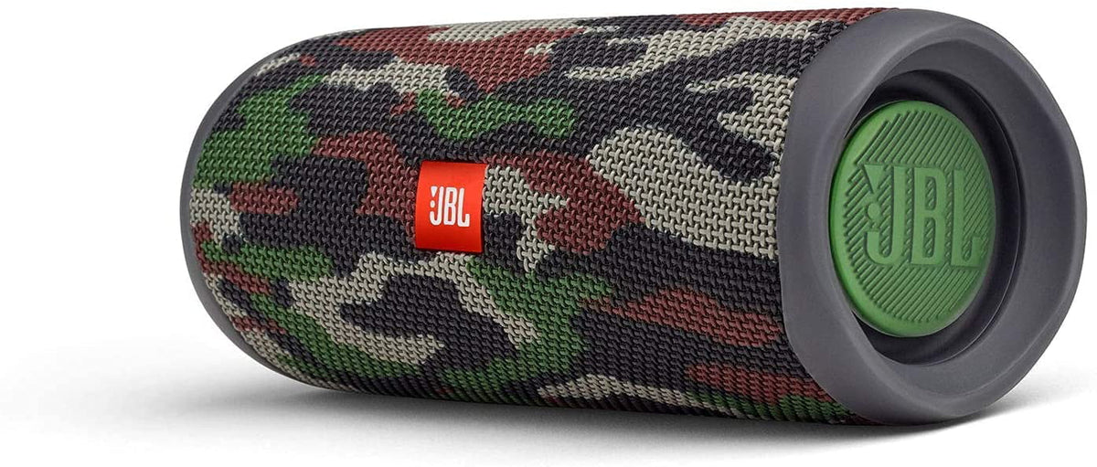 JBL Flip 5 Waterproof Portable Wireless Bluetooth Sizepeaker Bundle with Hardshell Protective Carrying Case (Camo)