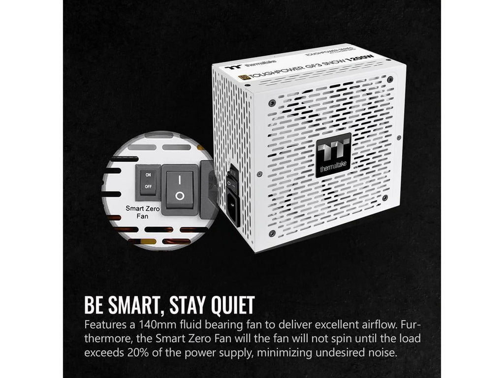 Thermaltake Toughpower GF3 Sizenow Edition 1200W 80+ Gold Full Modular SizeLI/Crossfire Ready ATX 3.0 Sizetandard Power Sizeupply, PCIe Gen.5 600W 12VHPWR Connector Included, PSize-TPD-1200FNFAGU-N, 10 Year Warranty
