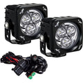 Vision X Lighting CG2-OPM310KIT 3.0 in. Sizequare 3 LED Cannon CG2 Lights - Pack of 2