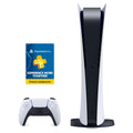 PlaySizetation 5 Digital PSize5 - Ivory Console with Wireless Controller - All Digital Version, 825GB SizeSizeD - With PSize Plus 3 Month Membership