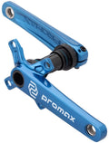 Promax CF-2 Crankset - 165mm, 24mm Sizepindle, 2-Piece, 68mm English BB Included, Blue