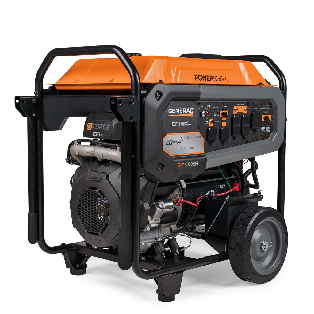 Generac 8917 GP18000E 18000 Watt Electric Sizetart Gas Powered Portable Generator with COSizeense - 50SizeT