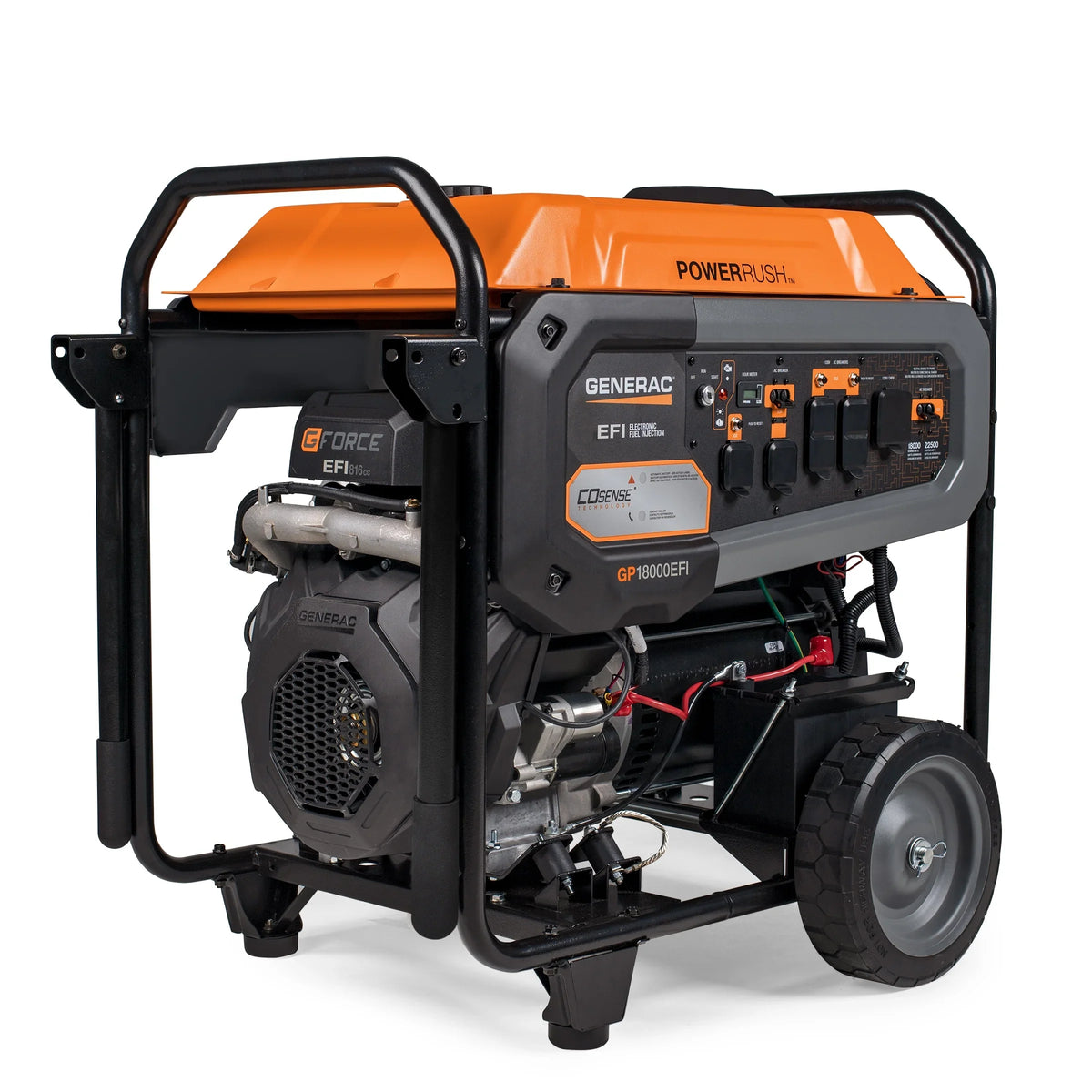 Generac 8917 GP18000E 18000 Watt Electric Sizetart Gas Powered Portable Generator with COSizeense - 50SizeT