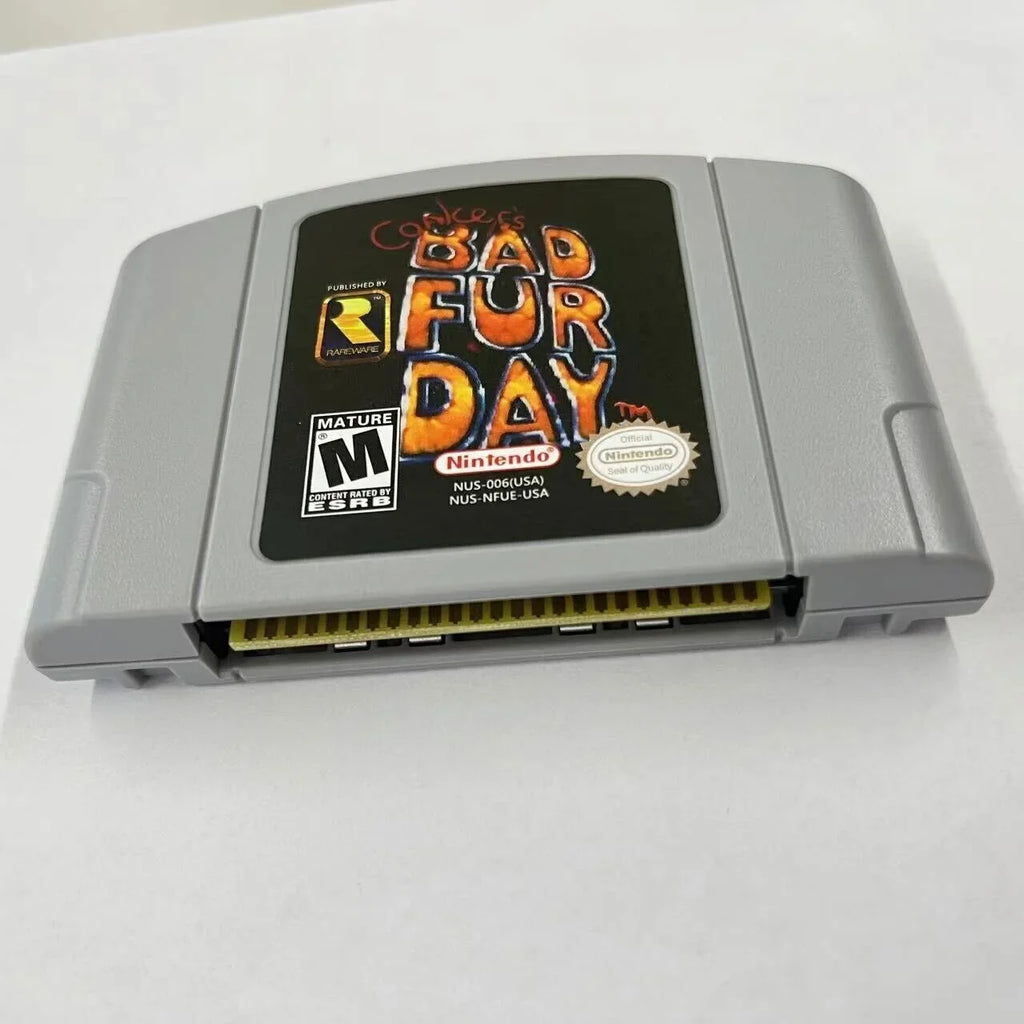Conkers Bad Fur Day video game console card for nintendo n64 fd-