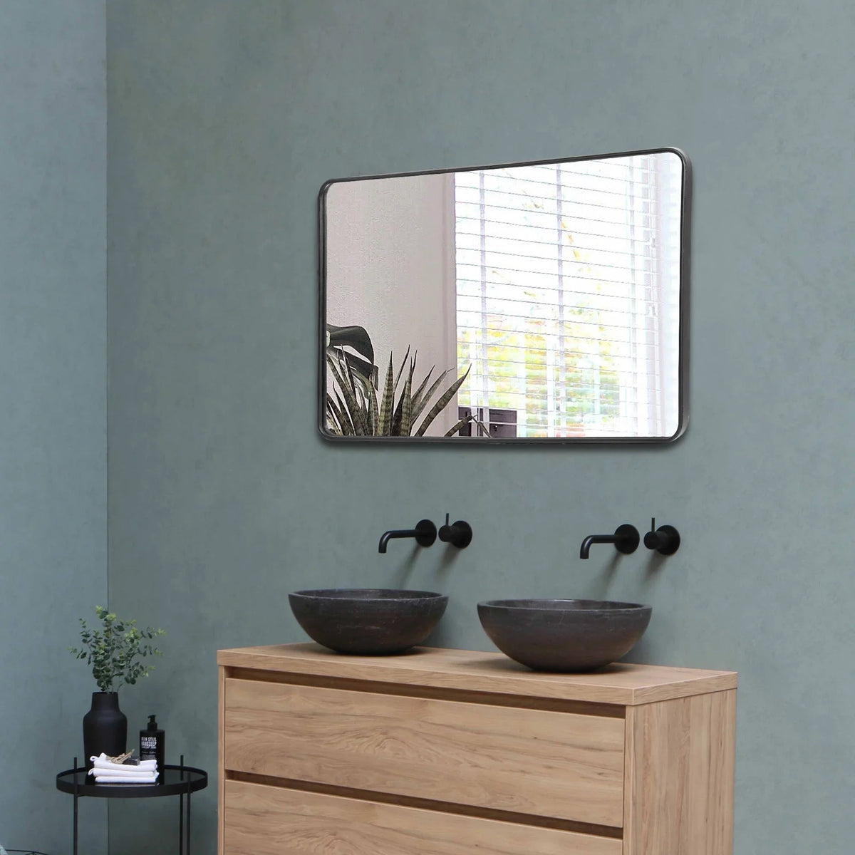SizeuperDeal 36 inch Rectangular Wall Mirror Bathroom Dresser Make-up HD Imaging