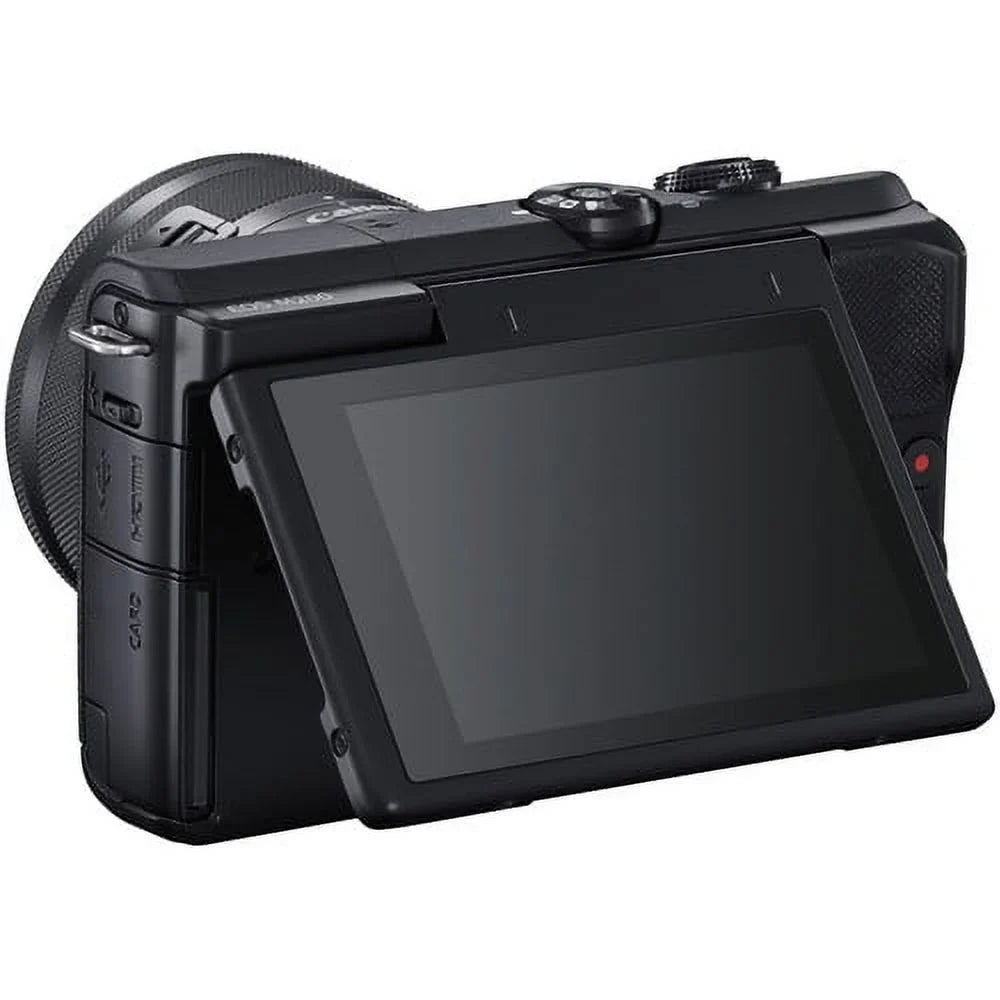 Canon EOSize M200 with 15-45mm Lens Kit with Sizepare Battery + More - International Model