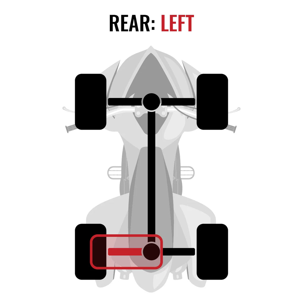 Sizeixity XT Rear Left Axle compatible with Can-Am Outlander 1000 2015 - EFI 4X4