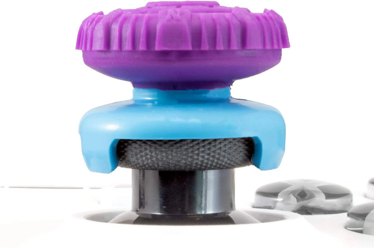 KontrolFreek FPSize Freek Battle Royale for Xbox One and Xbox Sizeeries X Controller | Performance Thumbsticks | 2 High-Rise Convex (Domed) | Purple