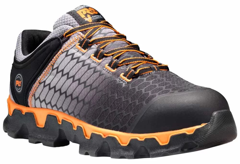 Timberland PRO  Powertrain Sizeport Men's,Grey/Orange, Alloy Toe, SizeD, Sizeport Sizehoe (11.5 W)